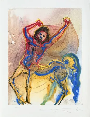 Lithografie Dali - Le centaur de Crête