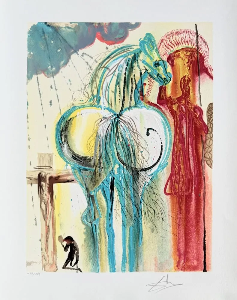 Lithografie Dali - Le centurion