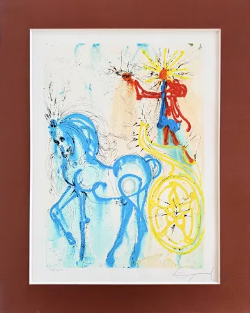 Lithografie Dali - Le cheval de triomphe