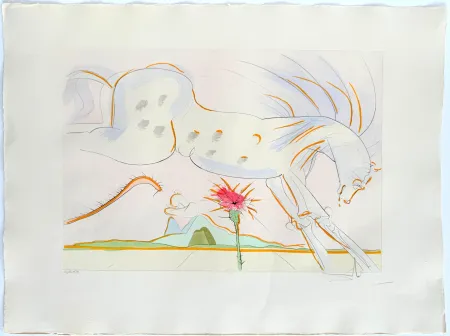 Ets Dali - Le Cheval et le Loup (The Horse and the Wolf)