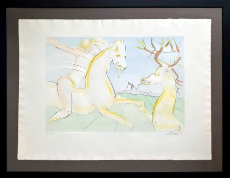 Ets Dali - Le Cheval s’étant voulu venger du Cerf (The Horse that Wanted Revenge on the Stag)