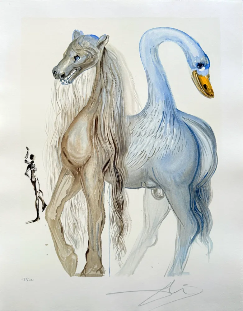 Lithografie Dali - Le Chimère d'Horace (Horace's chimera)