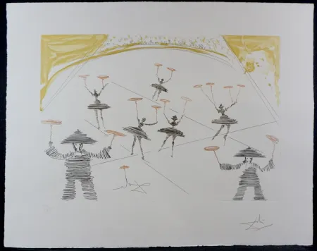 Gravure Dali - Le Cirque Chinois