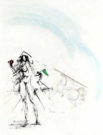 Gravure Dali - Le Pecheur (The Angler)