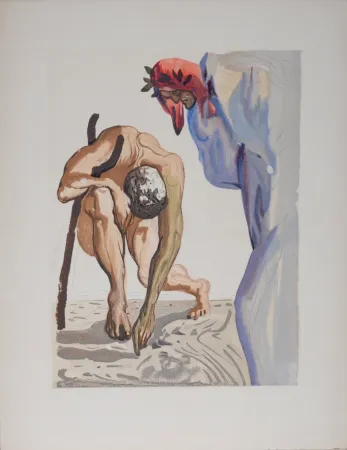 Lithografie Dali - Le Prince de la vallée fleurie