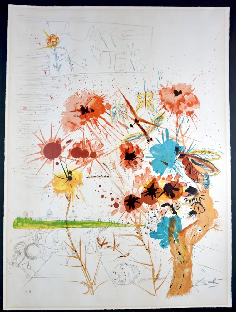 Lithografie Dali - Le Sacre du Printemps