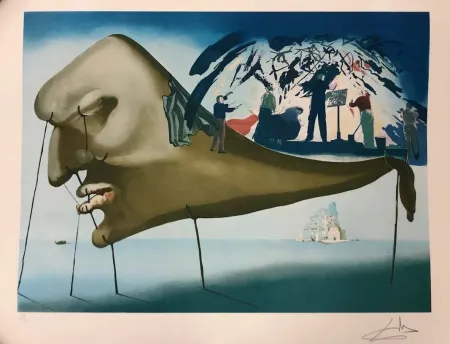 Lithografie Dali - Le Sommeil a l' orchestra