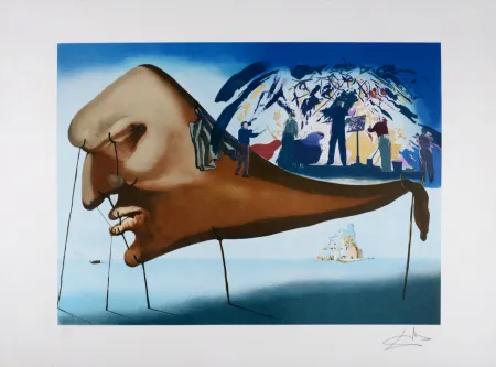 Lithografie Dali - Le Sommeil, circa 1982 - Hand-signed
