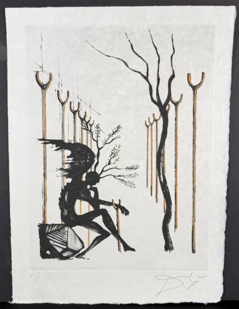 Gravure Dali - Le Vitrail