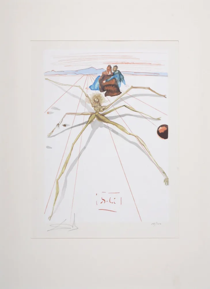 Gravure Dali - Leaving the Terrace of Anger, 1963