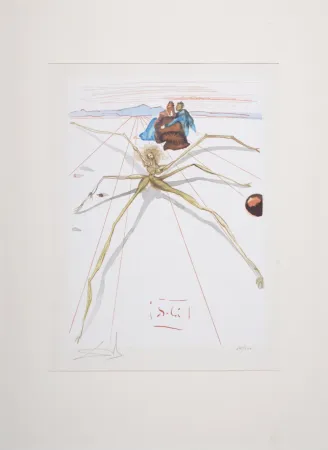 Gravure Dali - Leaving the Terrace of Anger, 1963