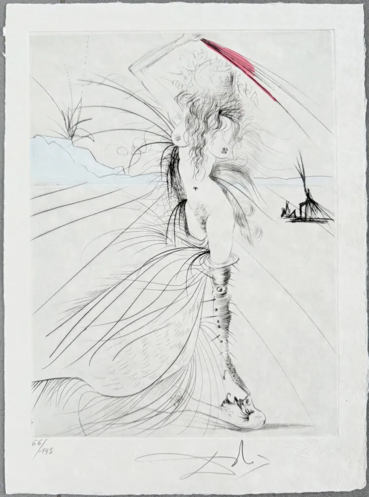 Gravure Dali - Les Aigrettes