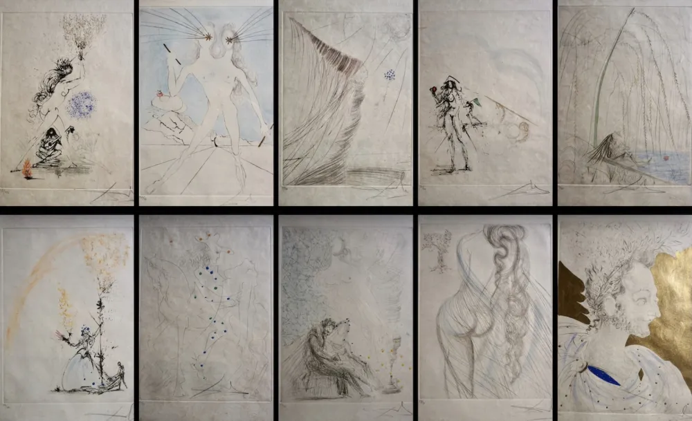 Gravure Dali - Les Amours de Cassandre Suite