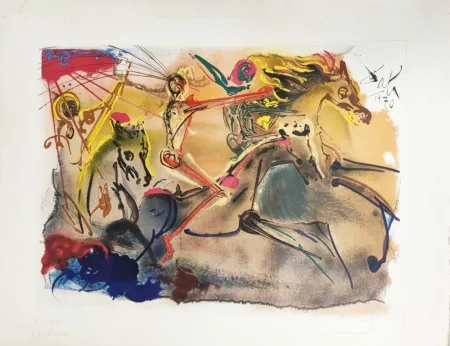 Ets En Aquatint Dali - Les cavaliers de l'Apocalypse