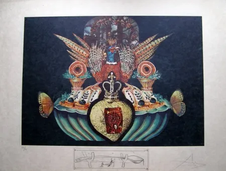 Lithografie Dali - LES CHAIRS MONARCHIQUES