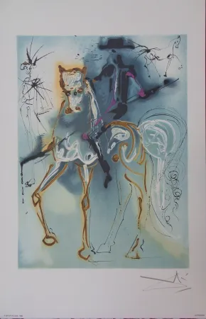 Lithografie Dali - Les Chevaux, Le Picador