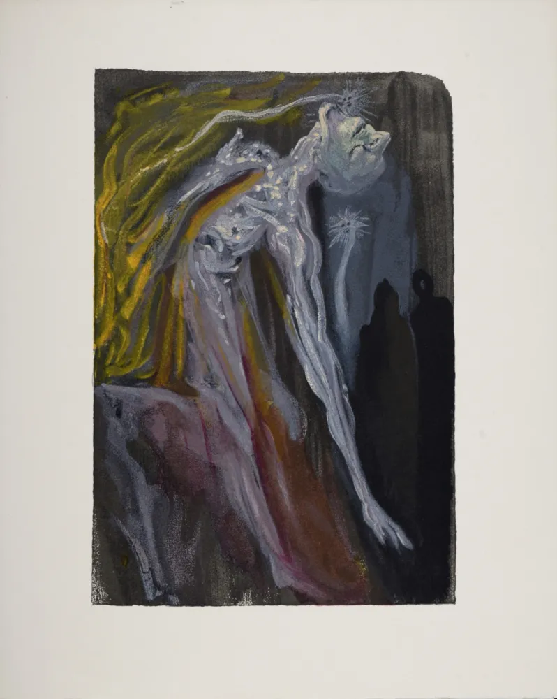 Lithografie Dali - Les Erinyes