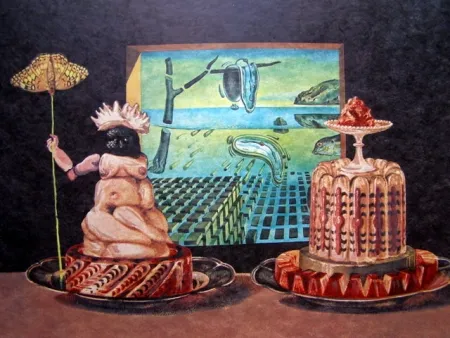 Lithografie Dali - LES JE MANGE GALA