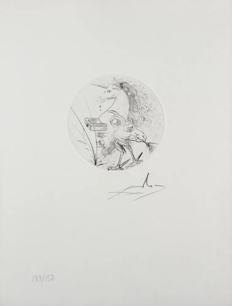 Gravure Dali - Les Metamorphoses Erotiques
