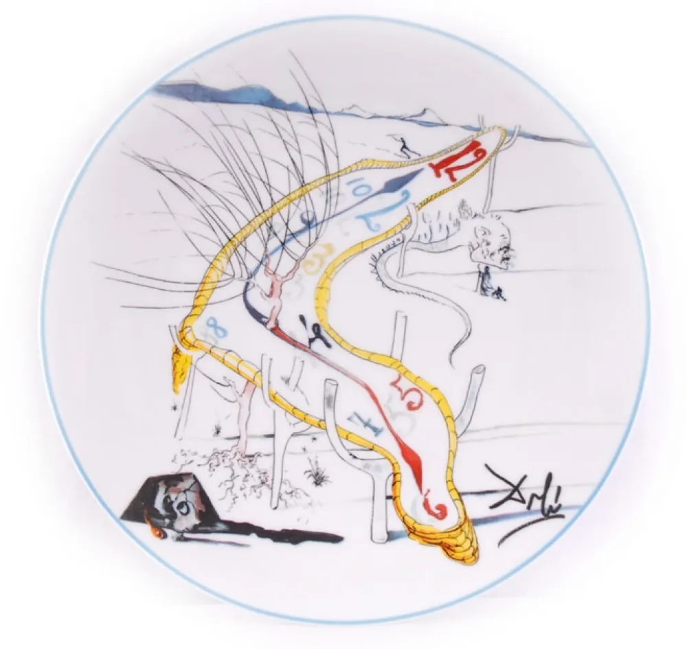 Keramiek Dali - Les Montres Gélatines de l'espace temps (La Conquête du Cosmos)