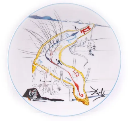 Keramiek Dali - Les Montres Gélatines de l'espace temps (La Conquête du Cosmos)