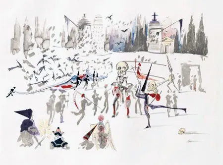 Gravure Dali - Les Moulins (The Mills)