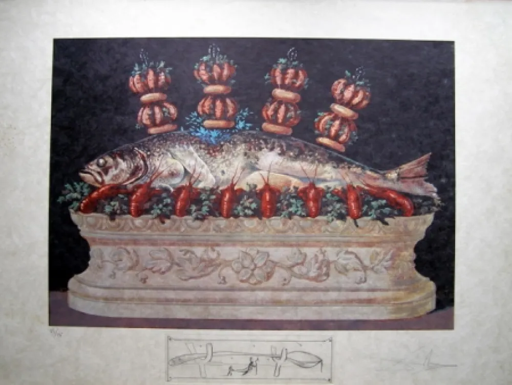 Lithografie Dali - LES PANACHES PANACHÉS.