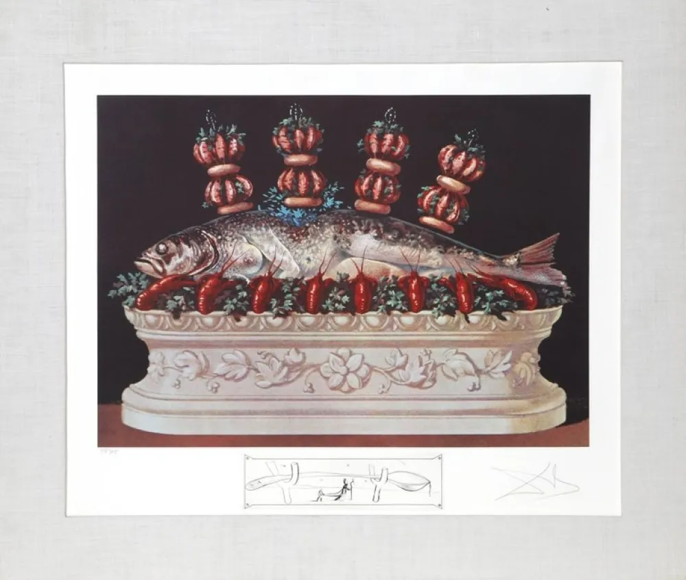 Lithografie Dali - Les Panaches Panaches from Les Diners de Gala