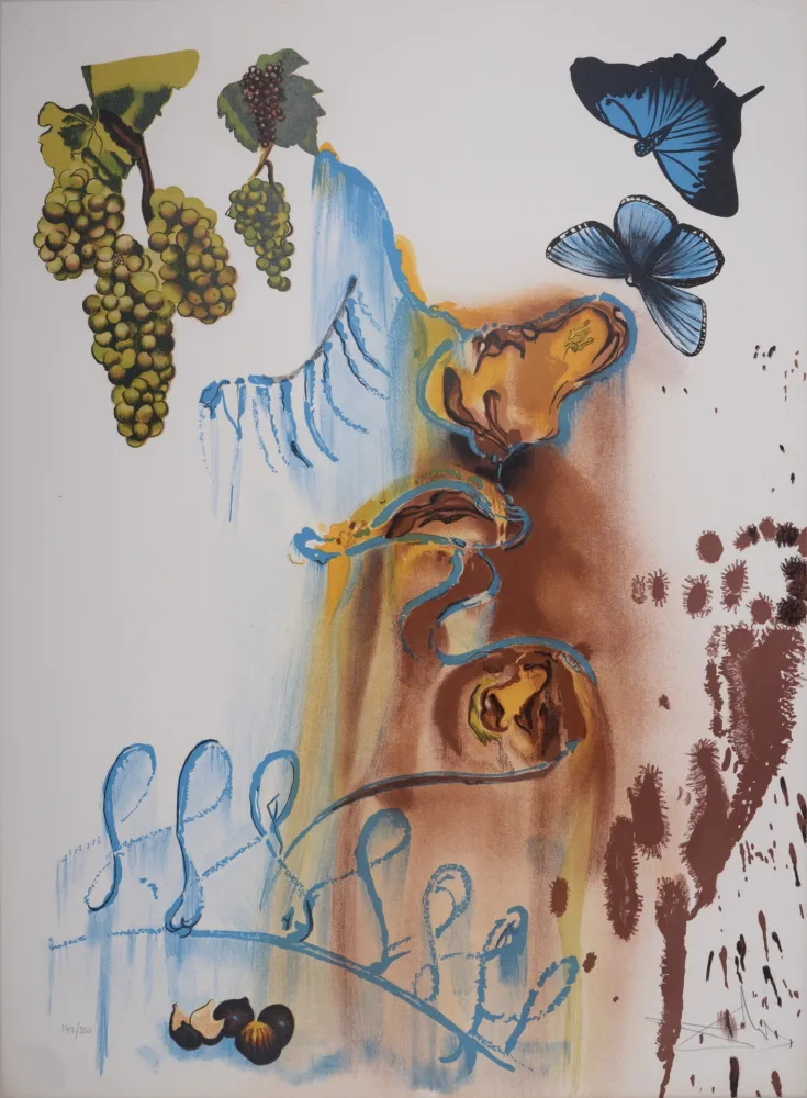 Lithografie Dali -  Les Saisons - Autumn