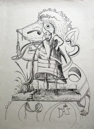 Lithografie Dali - Les Songes drolatiques de Pantagruel 11