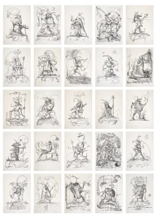 Lithografie Dali - Les Songes Drôlatiques de Pantagruel