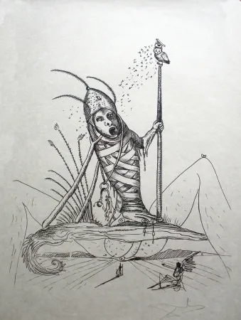 Lithografie Dali - Les Songes drolatiques de Pantagruel 15