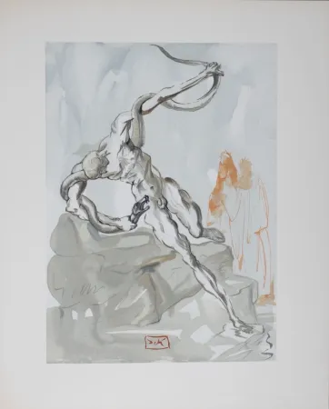 Lithografie Dali - Les voleurs