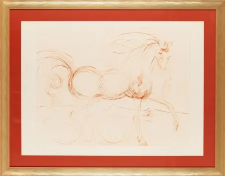 Ets Dali - L'Etalon Blanc (Hommage au cheval)