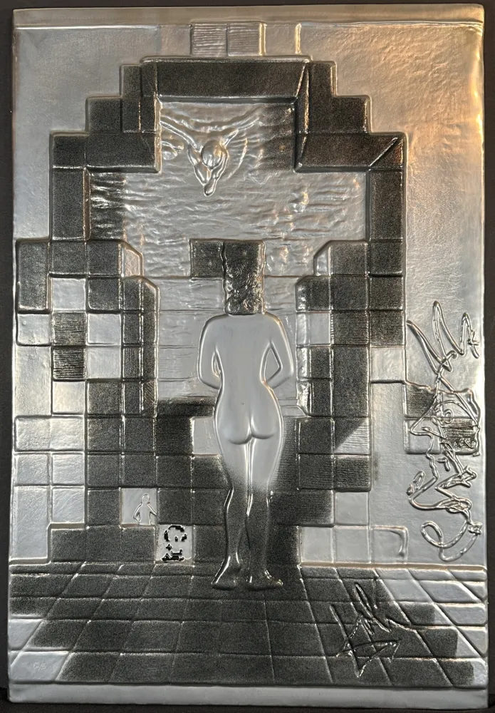 Multiple Dali - LINCOLN IN DALIVISION Platinum Bas Relief 