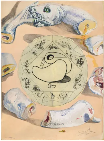 Zeefdruk Dali - L'Ouroboros