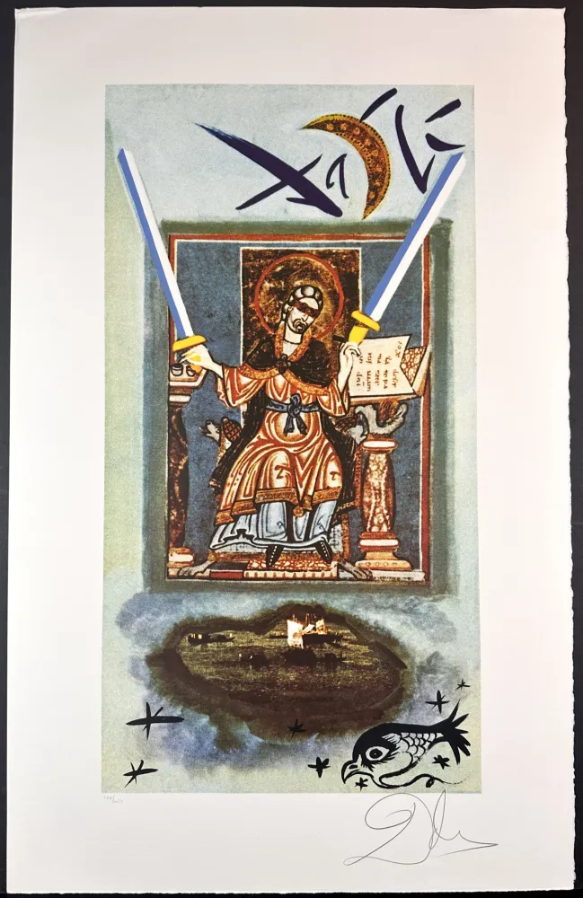 Lithografie Dali - Lyle Stuart Tarot Prints Two of Swords