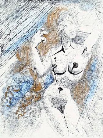 Gravure Dali - Marilyn