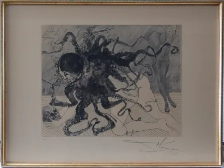 Ets En Aquatint Dali - Medusa