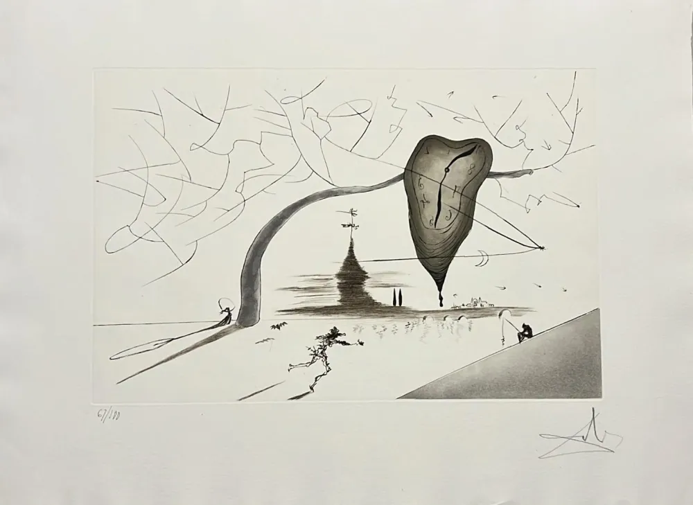 Ets En Aquatint Dali - Memorabilia