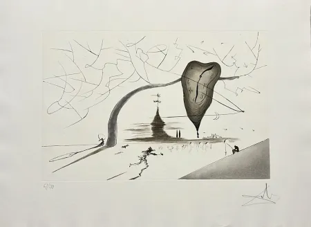 Ets En Aquatint Dali - Memorabilia