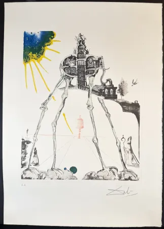 Gravure Dali - Memories of Surrealism Space Elephant