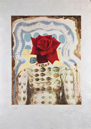 Gravure Dali - Memories of Surrealism Surrealist Flower Girl
