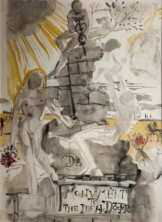 Lithografie Dali - Monument to The Ideal Doctor