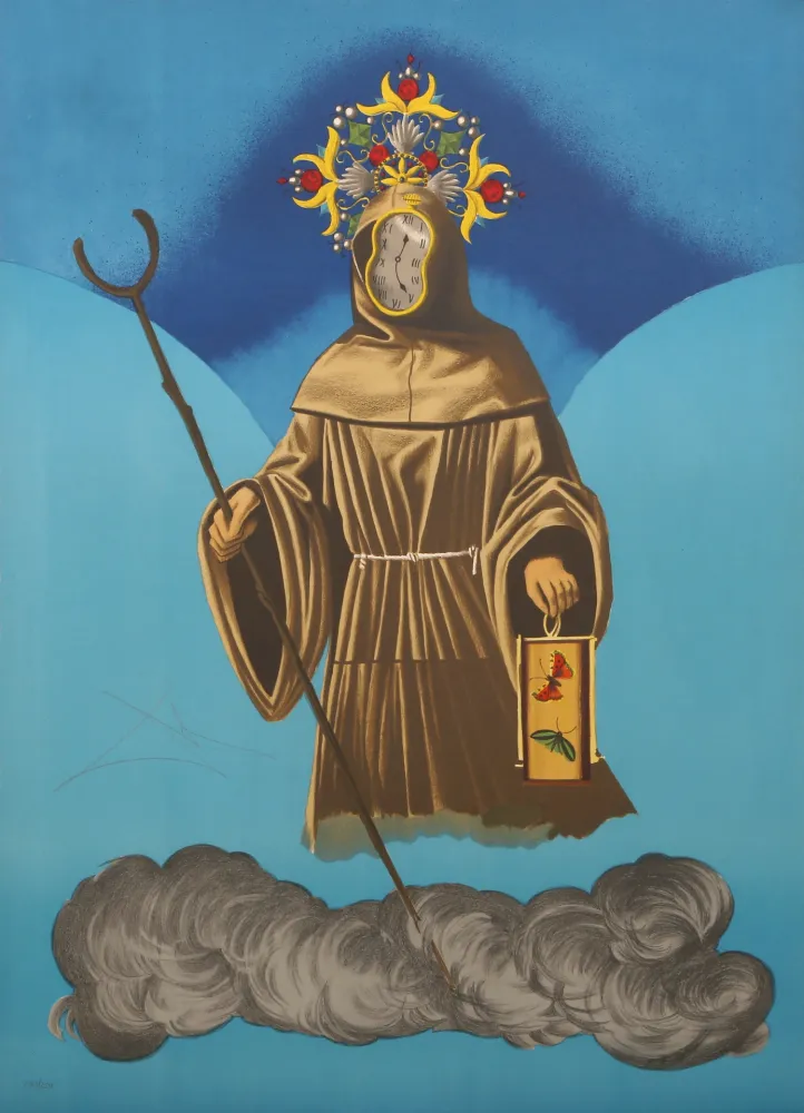Lithografie Dali - Mystery of Sleep (The Hermit)