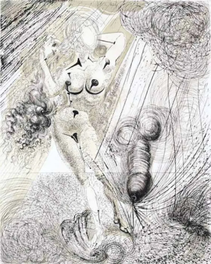 Gravure Dali - Naissance de Venus (Birth of Venus)