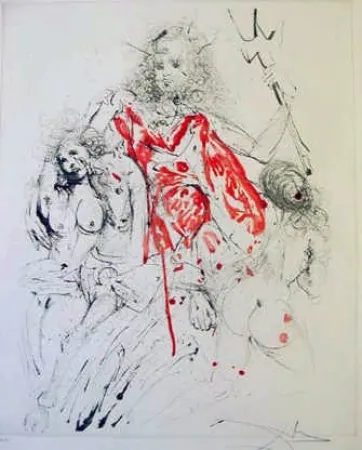 Gravure Dali - Neptune (Poseidon)