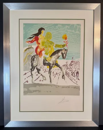 Lithografie Dali - New Jerusalem The Messiah