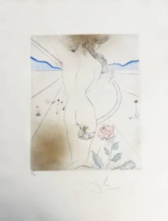 Droge Naald Dali - Nu à la jarretière (Nude with Garter)