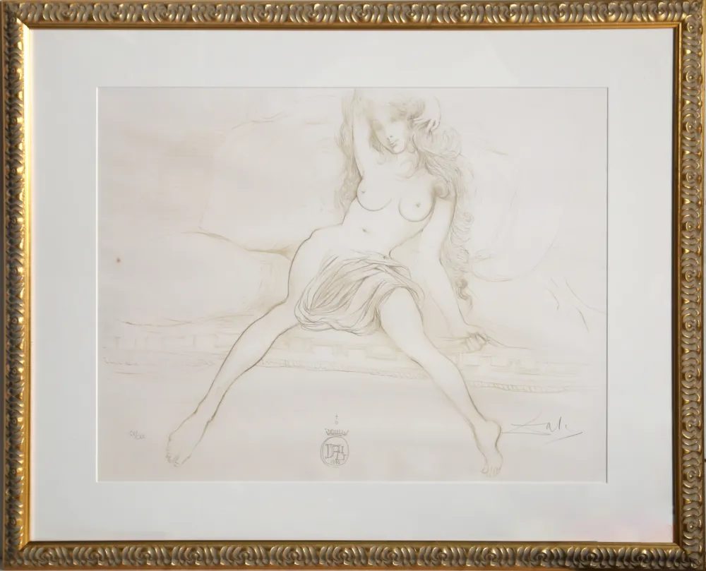 Lithografie Dali - Nu au Sopha